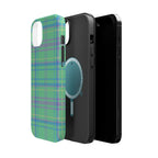 Fresh Energy Plaid Magnetic Phone Case