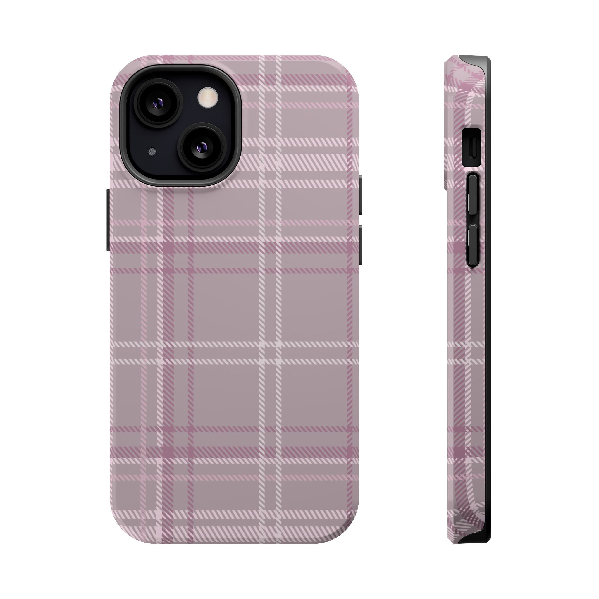 The Plaid Edit Mauve Phone Case