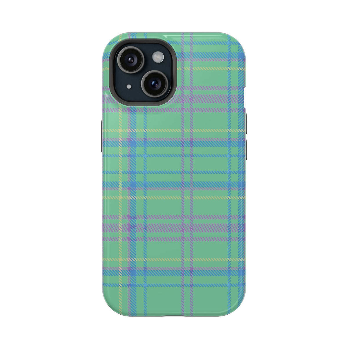 Fresh Energy Plaid Magnetic Phone Case