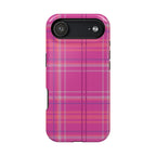 Berry Crush Plaid Magnetic Phone Case