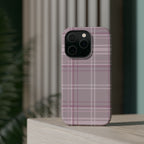 The Plaid Edit Mauve Phone Case