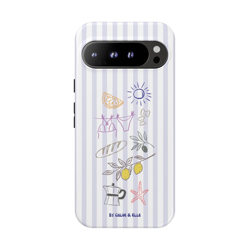 Amalfi Dreaming Blue Waters Phone Case