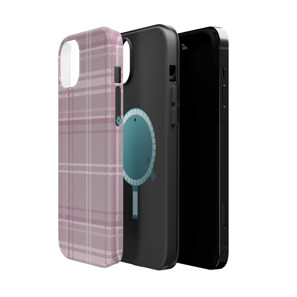 The Plaid Edit Mauve Phone Case