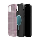 The Plaid Edit Mauve Phone Case