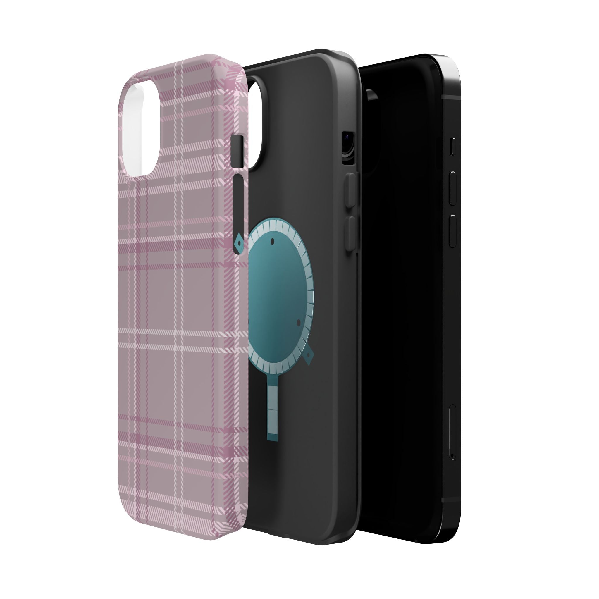 The Plaid Edit Mauve Phone Case