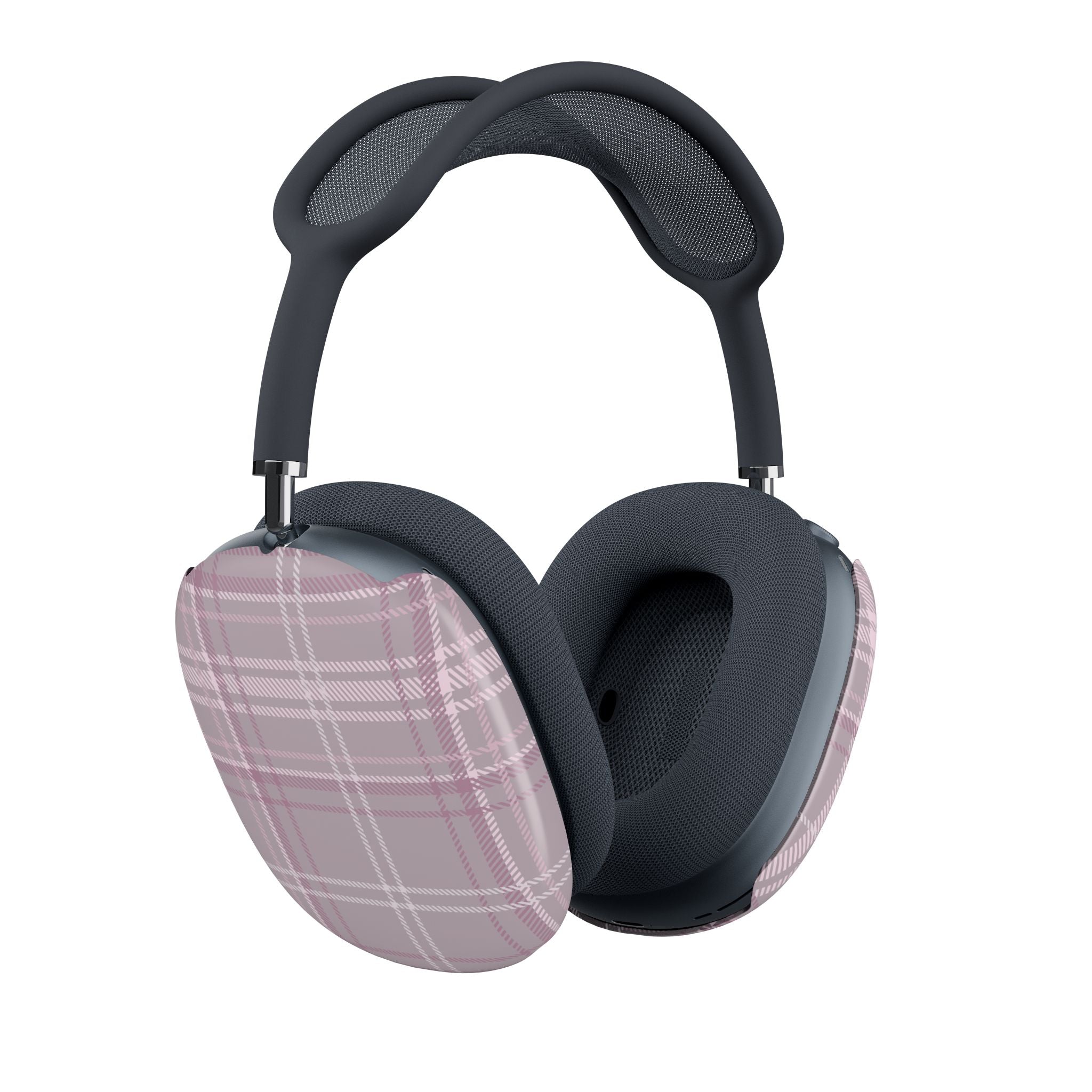 The Plaid Edit Mauve AirPods Max Shell Case