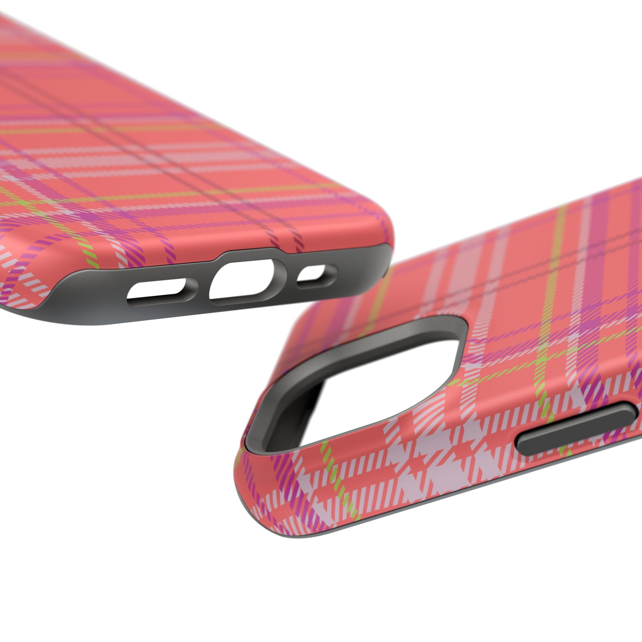 Golden Girl Plaid Magnetic Phone Case