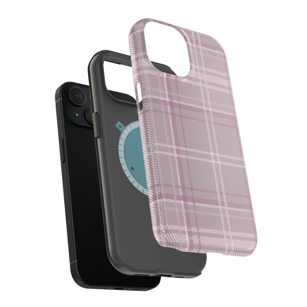 The Plaid Edit Mauve Phone Case