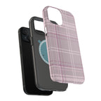 The Plaid Edit Mauve Phone Case