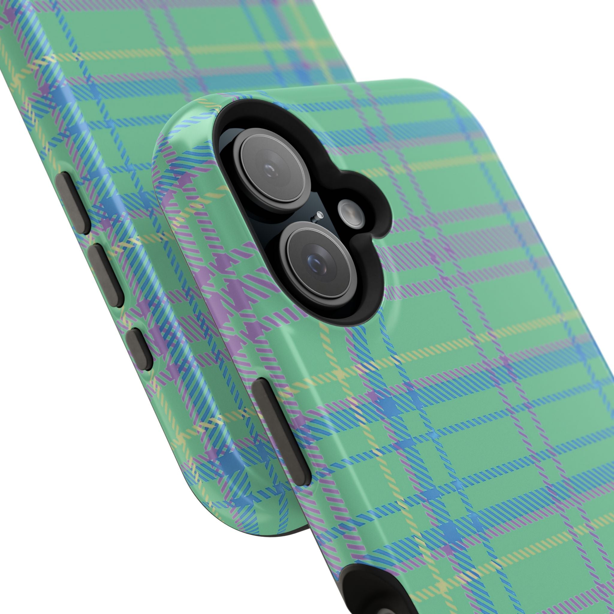 Fresh Energy Plaid Magnetic Phone Case