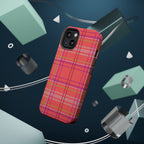 Golden Girl Plaid Magnetic Phone Case