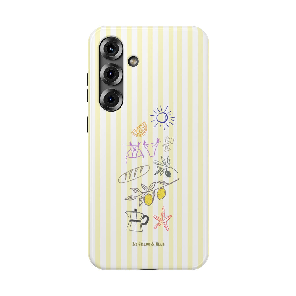 Amalfi Dreaming Lemon Phone Case