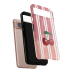 Cherry Orchard Stripes Phone Case
