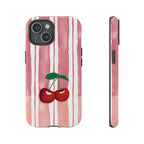 Cherry Orchard Stripes Phone Case