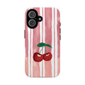 Cherry Orchard Stripes Phone Case