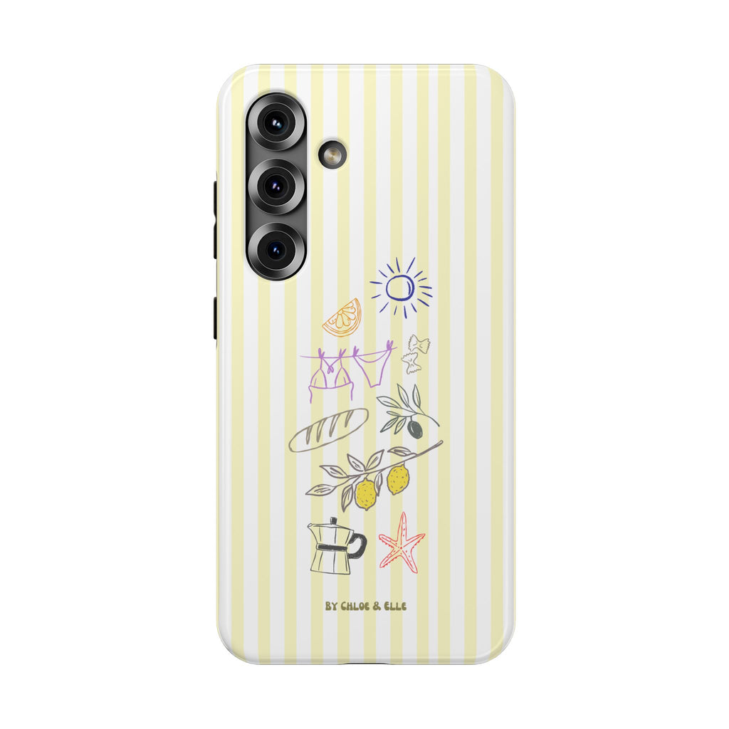Amalfi Dreaming Lemon Phone Case