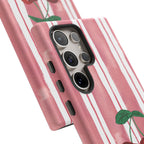 Cherry Orchard Stripes Phone Case