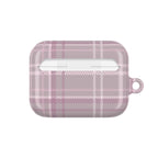 The Plaid Edit Mauve AirPod Case