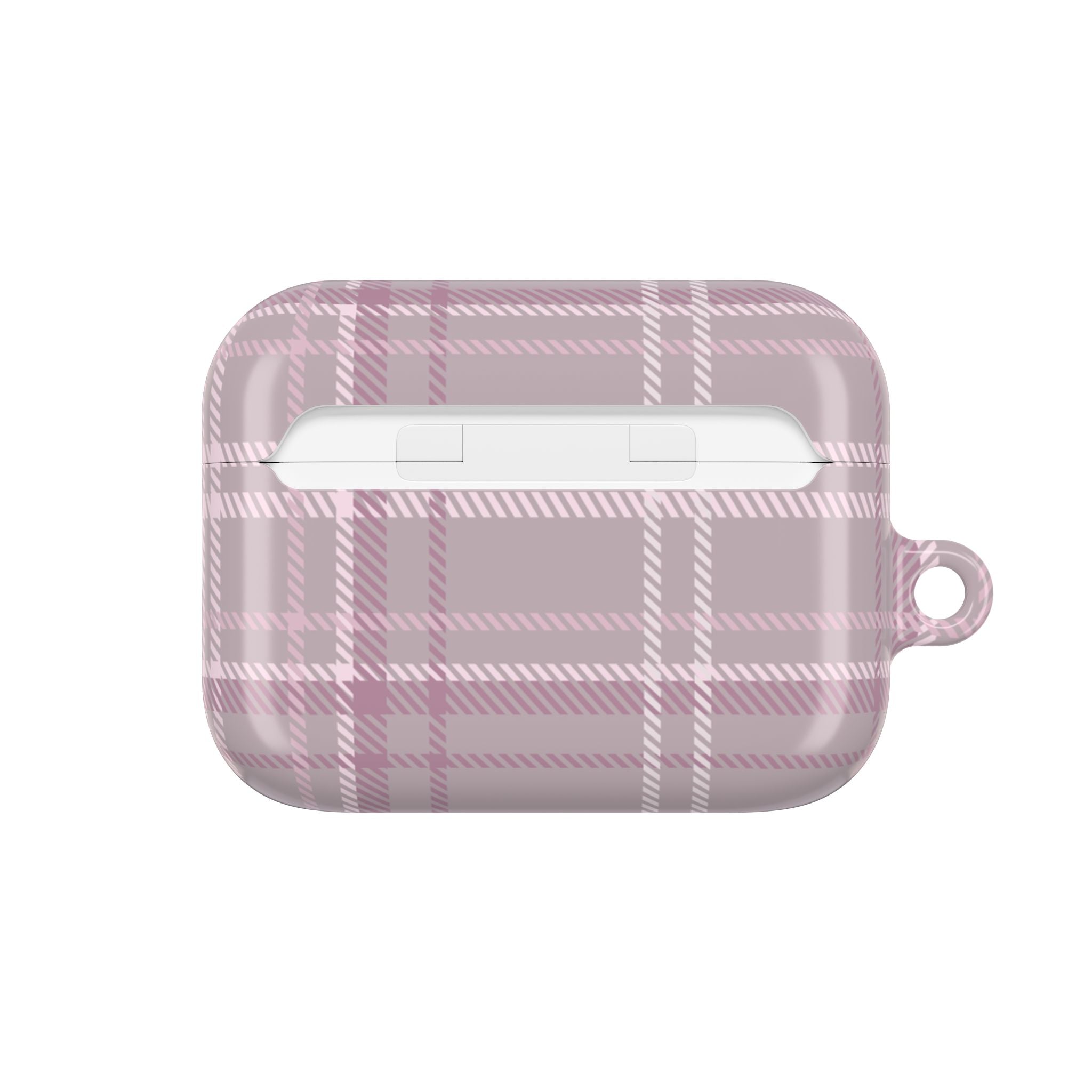 The Plaid Edit Mauve AirPod Case