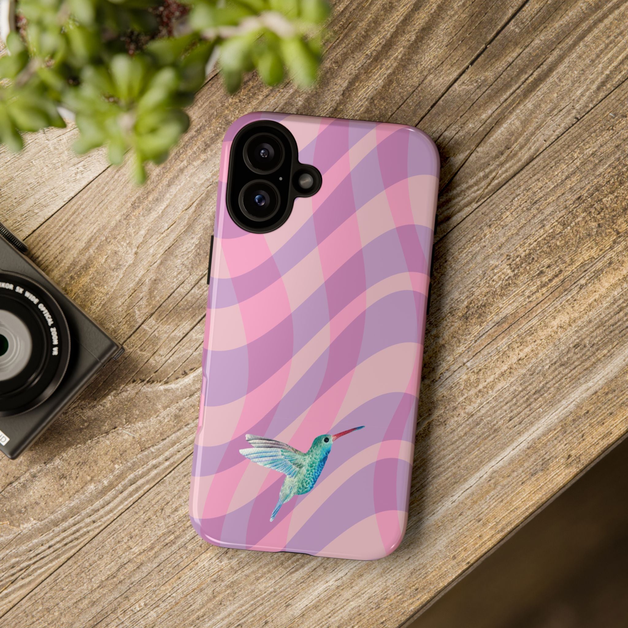 Serenity Waves Hummingbird Phone Case