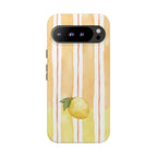 Lemon Orchard Stripes Phone Case