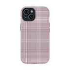 The Plaid Edit Mauve Phone Case