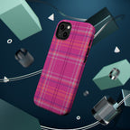 Berry Crush Plaid Magnetic Phone Case