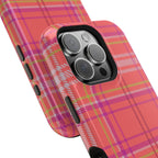 Golden Girl Plaid Magnetic Phone Case