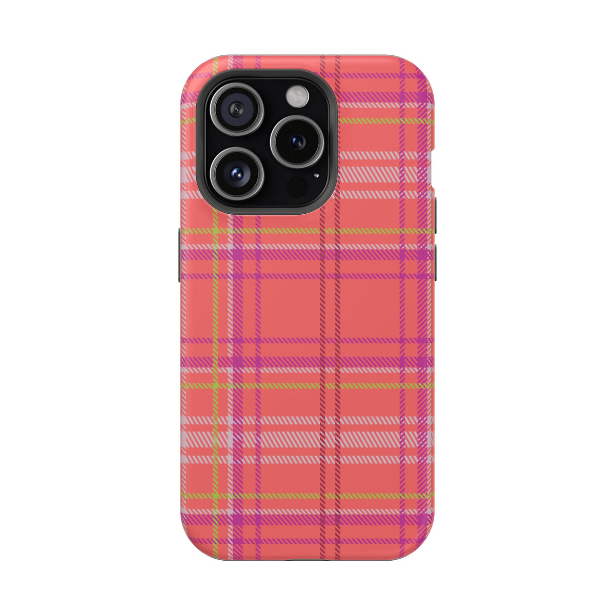 Golden Girl Plaid Magnetic Phone Case