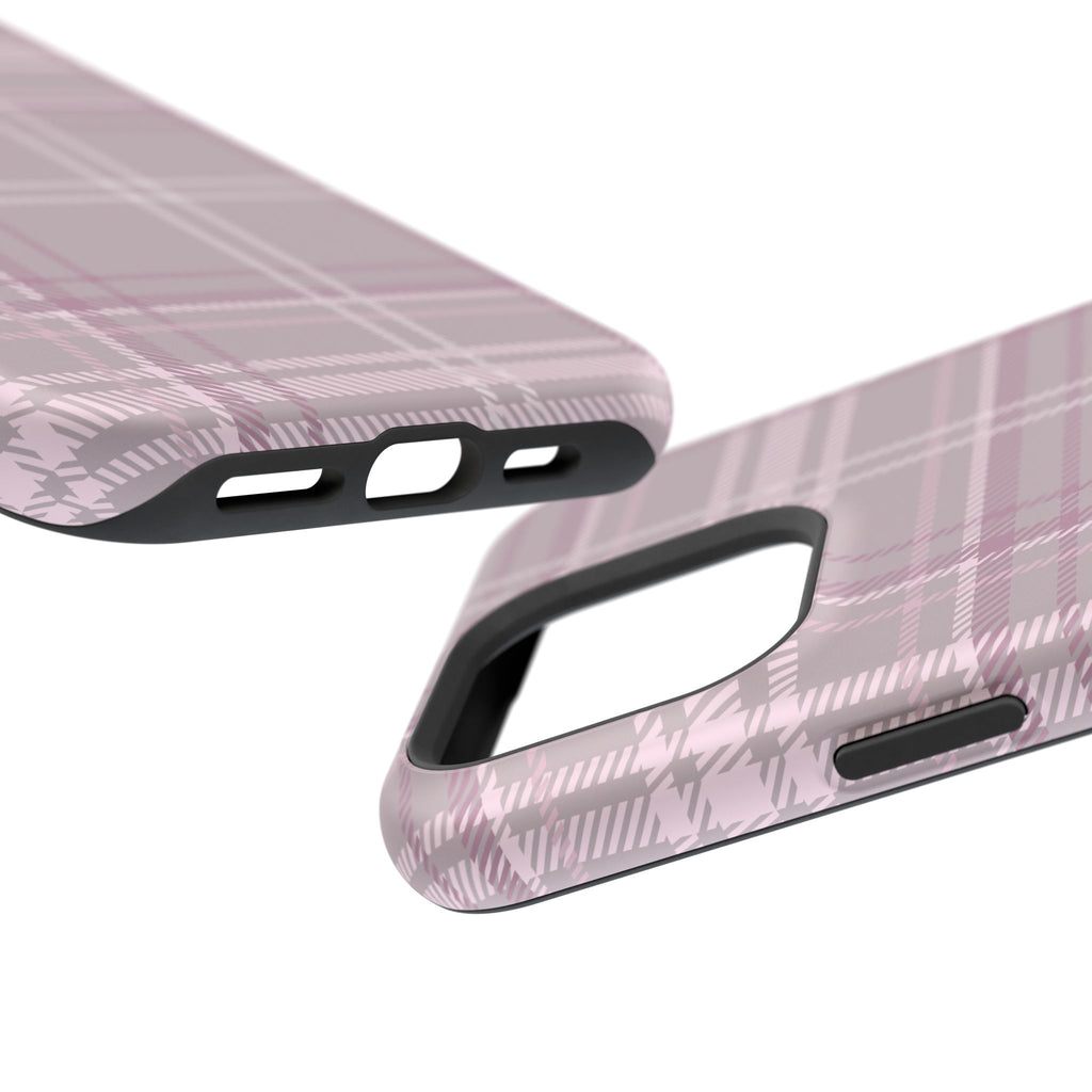 The Plaid Edit Mauve Phone Case