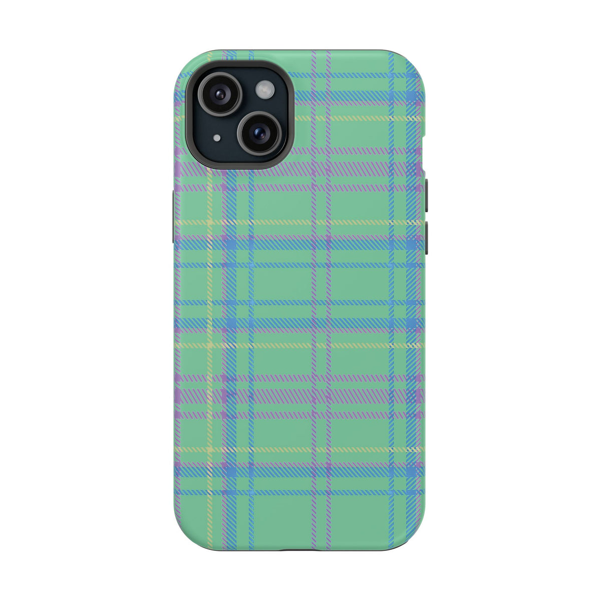 Fresh Energy Plaid Magnetic Phone Case