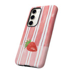 Strawberry Orchard Stripes Phone Case
