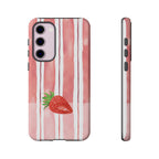 Strawberry Orchard Stripes Phone Case