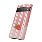 Strawberry Orchard Stripes Phone Case