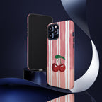 Cherry Orchard Stripes Phone Case