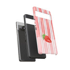 Strawberry Orchard Stripes Phone Case