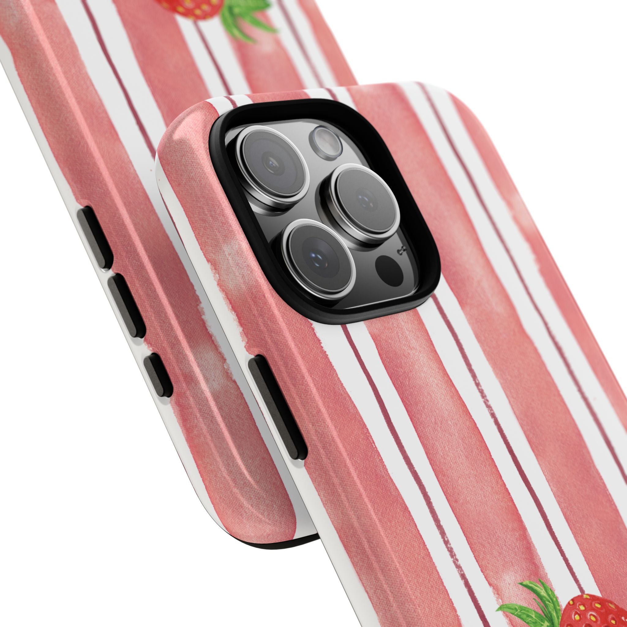 Strawberry Orchard Stripes Phone Case