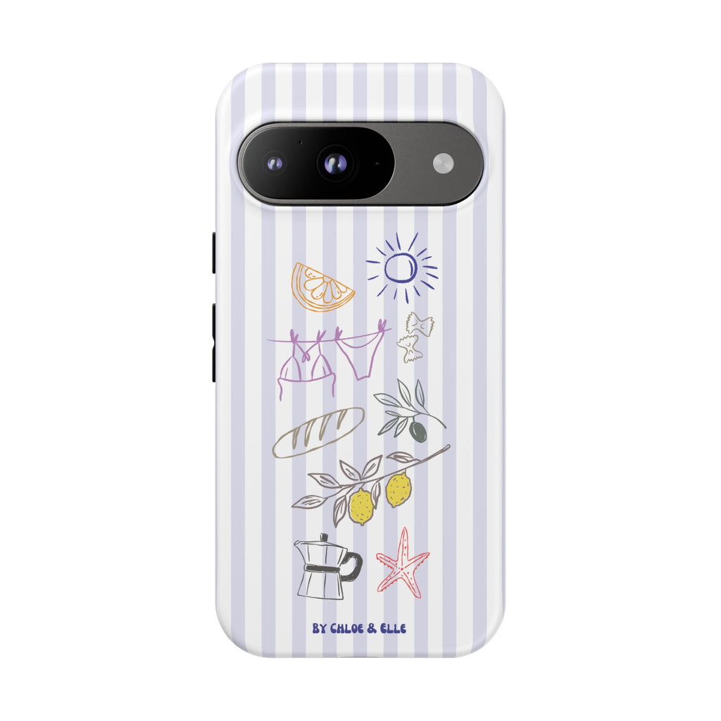 Amalfi Dreaming Blue Waters Phone Case