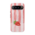 Strawberry Orchard Stripes Phone Case