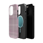 The Plaid Edit Mauve Phone Case