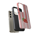 Strawberry Orchard Stripes Phone Case
