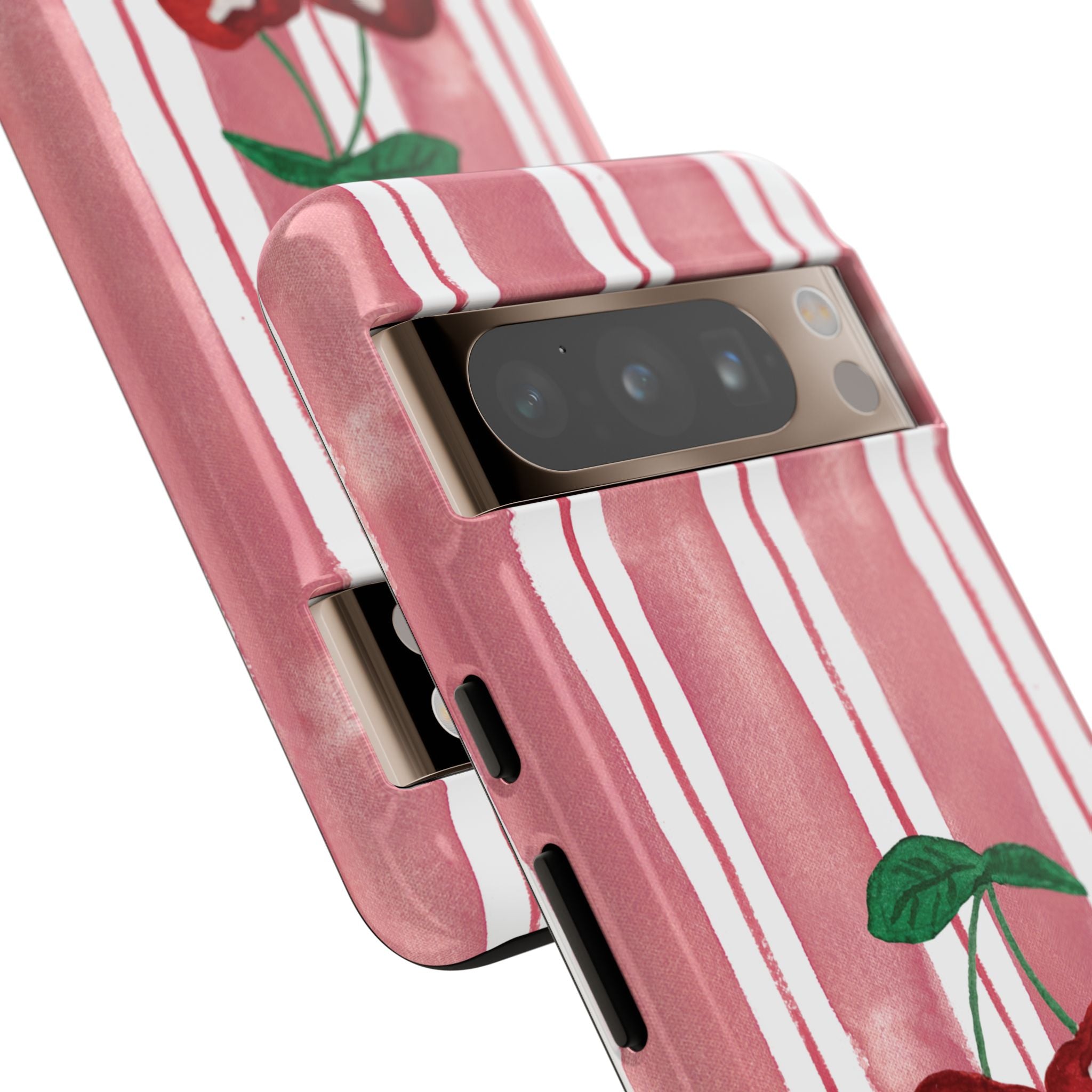 Cherry Orchard Stripes Phone Case