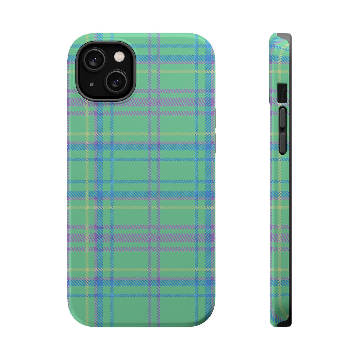 Fresh Energy Plaid Magnetic Phone Case