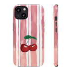 Cherry Orchard Stripes Phone Case