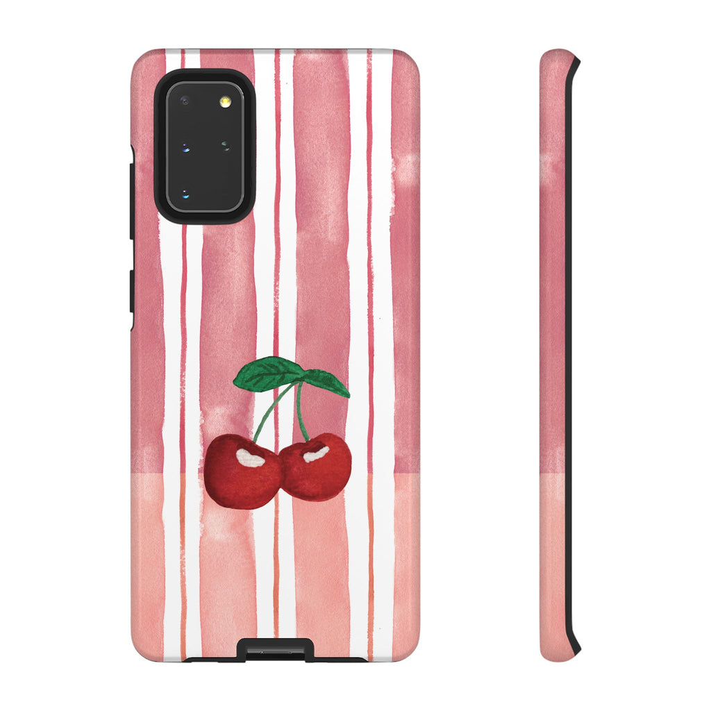 Cherry Orchard Stripes Phone Case