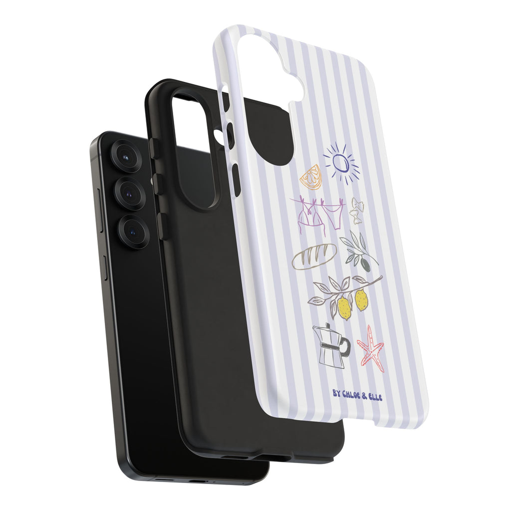 Amalfi Dreaming Blue Waters Phone Case