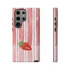 Strawberry Orchard Stripes Phone Case