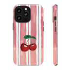 Cherry Orchard Stripes Phone Case