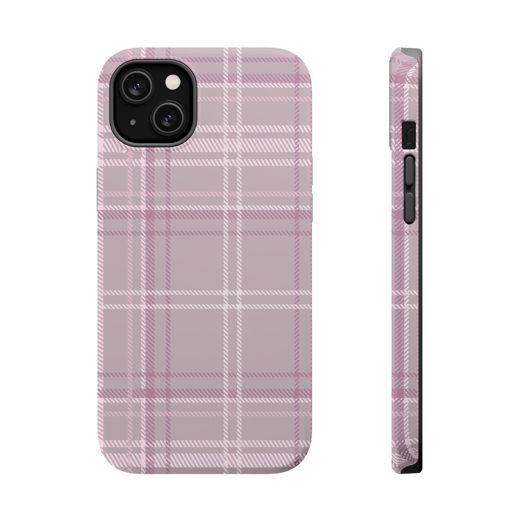 The Plaid Edit Mauve Phone Case