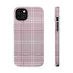 The Plaid Edit Mauve Phone Case